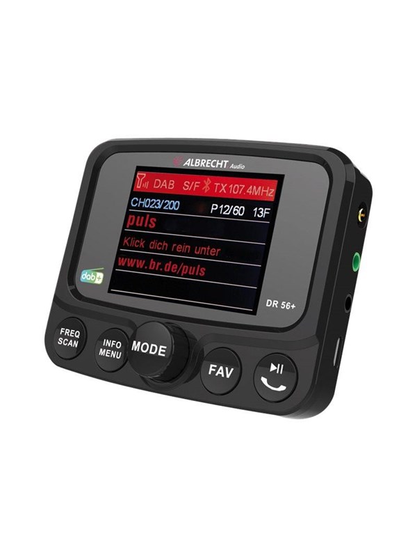 Albrecht DR 56+ DAB+ bilradio-adapter