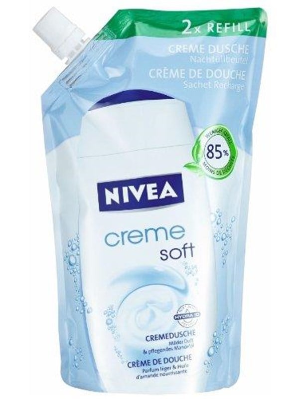 Nivea Creme Soft Mandelolie Flydende Håndsæbe Refill - 500 ml
