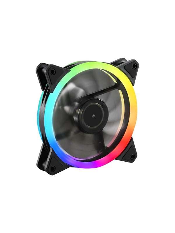 Sharkoon SHARK Blades PWM RGB - Kabinet køler - 120mm - Sort