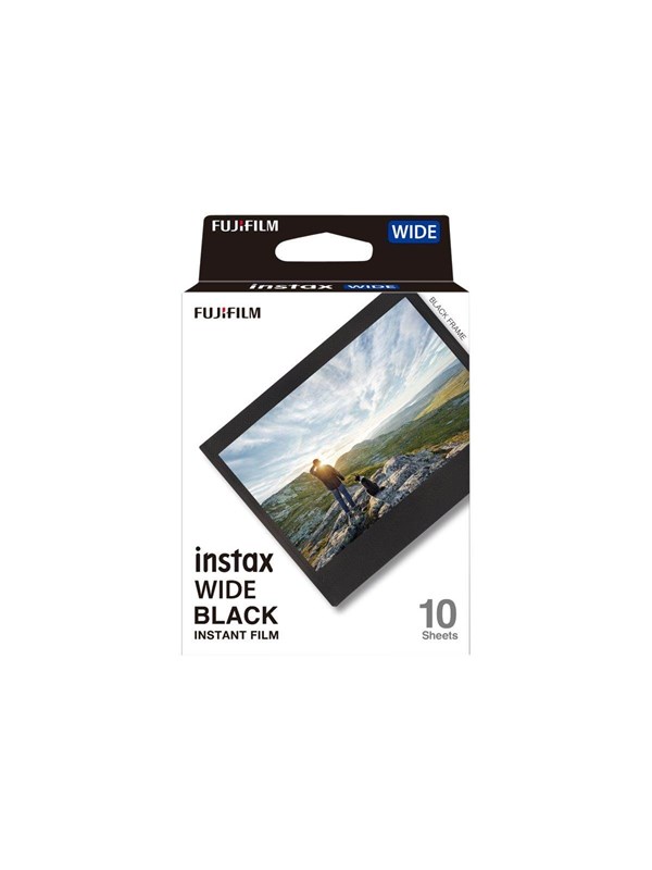 Fujifilm INSTAX Wide film - 10 stykker - Sort ramme