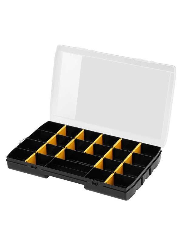 Stanley STST81681-1, Opbevaringsboks, Sort, Gul, Rektangulær, Polypropylen (PP), Monokromatisk, Polykarbonat