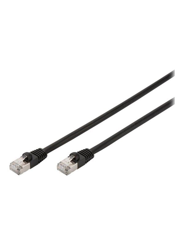 DIGITUS Professional - Patchkabel - RJ-45 (han) til RJ-45 (han) - 3 m - SFTP - CAT 6 - booted, udendørs, knastfri - sort