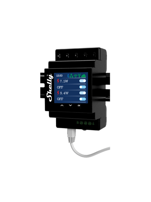 Smart home controller Shelly PRO 4PM - 4 kanaler med energimåling
