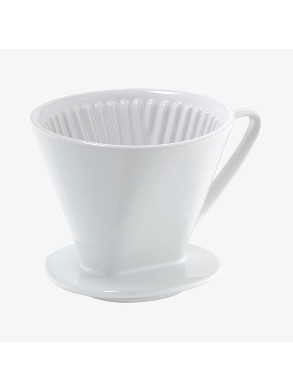 Cilio Kaffetragt porcelæn str. 2, hvid