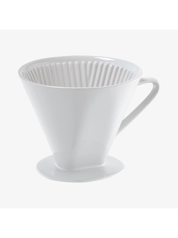 Cilio Kaffetragt porcelæn str. 6, hvid