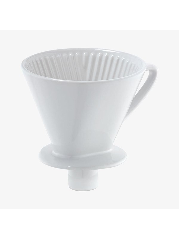 Cilio Kaffetragt m/studs str. 4, hvid