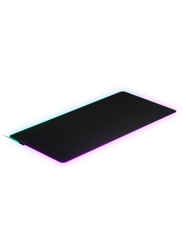 SteelSeries QcK Prism Cloth Oplyst tastatur og musepude