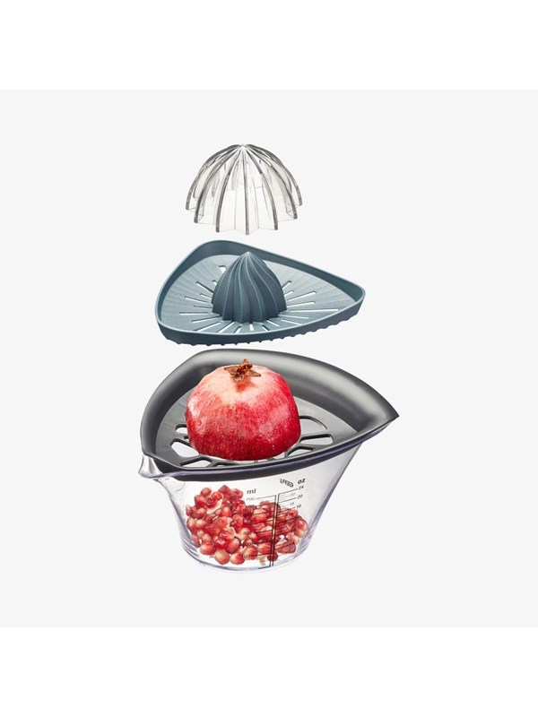 GEFU 14480, Manuel juicer, Sort, Transparent, 0,7 L, Plast, 180 mm, 213 mm