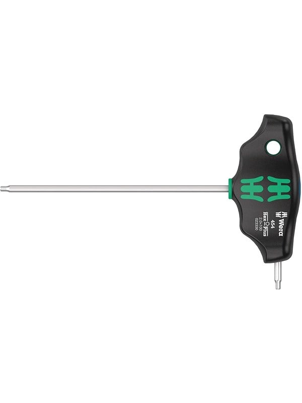 Wera 454 T-handle hexagon screwdriver Hex-Plus 2 x 100 mm billede