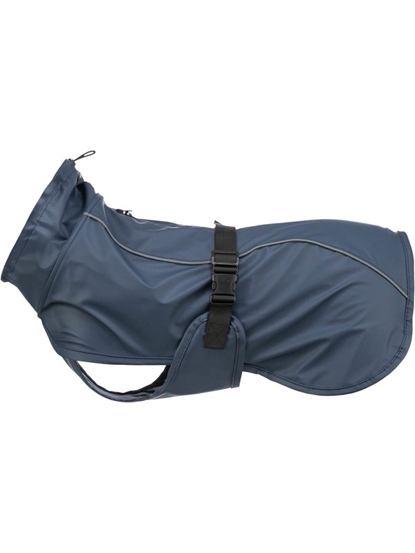 Trixie BE NORDIC Husum Hunderegnjakke Mørkeblå Størrelse XL: Maveomkreds 82-115cm Ryglængde: 80cm