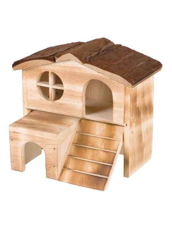 Trixie Kasja house mice bark wood/flamed 18 × 16 × 12 cm