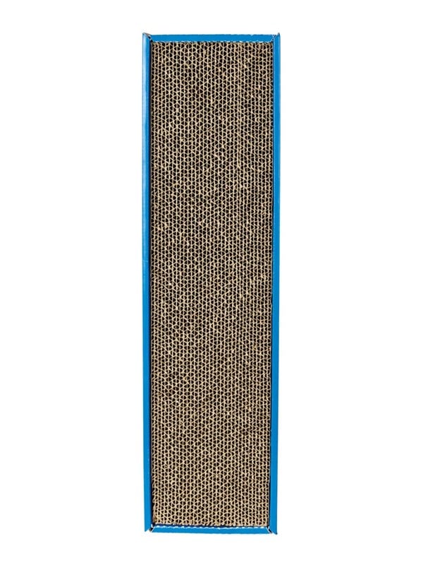 Trixie Scratchy scratching cardboard catnip 48 × 5 × 13 cm blue