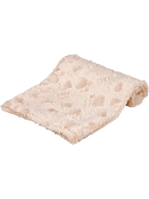 Trixie Cosy blanket structured soft plush 70 × 50 cm beige