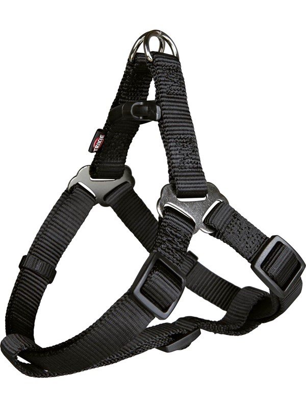 Trixie Premium One Touch harness M: 50-65 cm/20 mm black