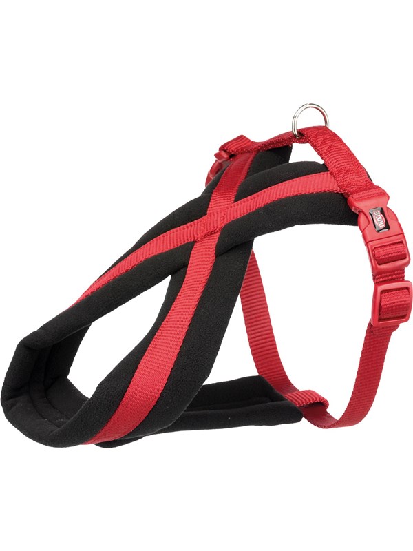 Trixie Premium touring harness M: 45-80 cm/25 mm red