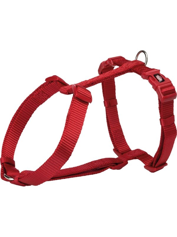 Trixie Premium H-harness M-L: 52-75 cm/20 mm red
