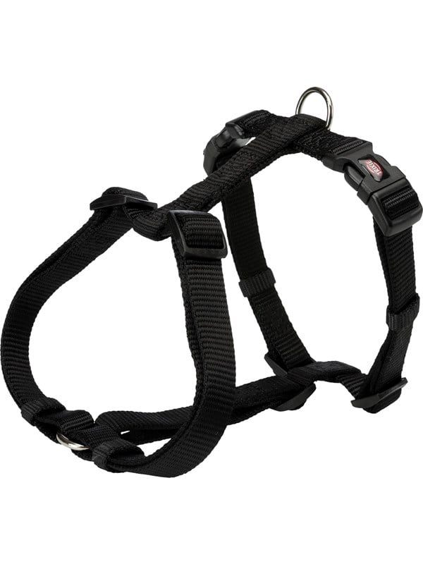 Trixie Premium H-harness S-M: 42-60 cm/15 mm black