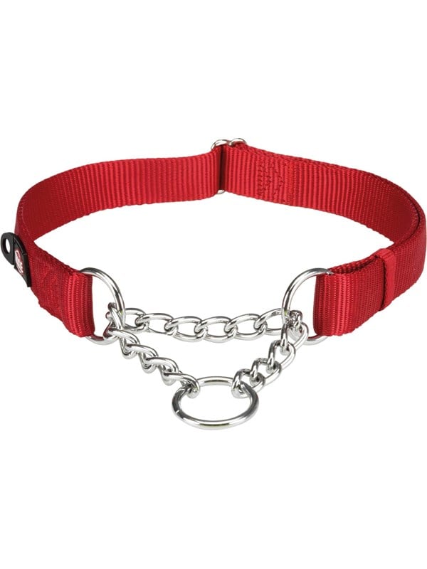 Trixie Premium semi-choke S-M: 30-40 cm/15 mm red