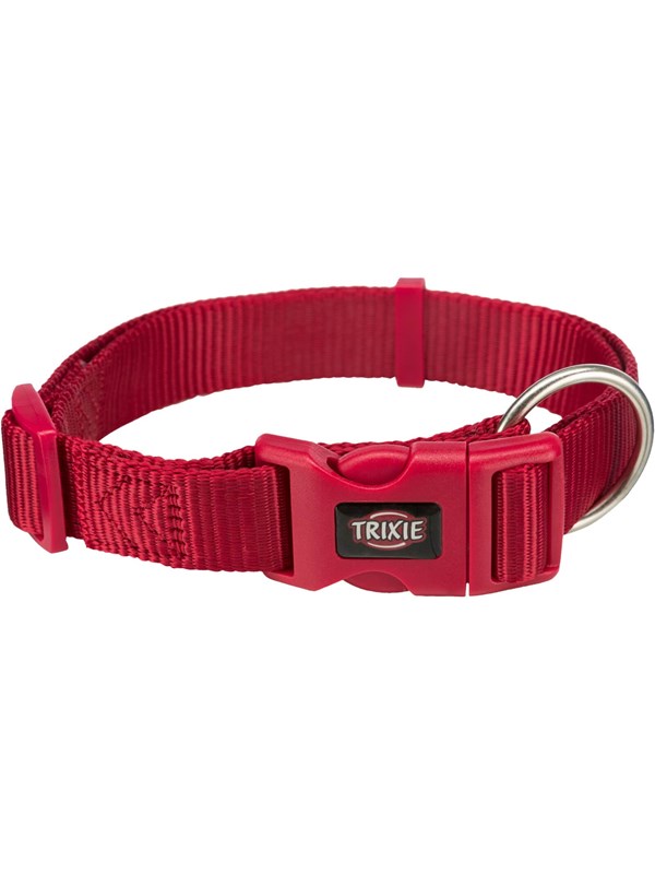 Trixie Premium Collar Red L-XL 40-65cm/25mm