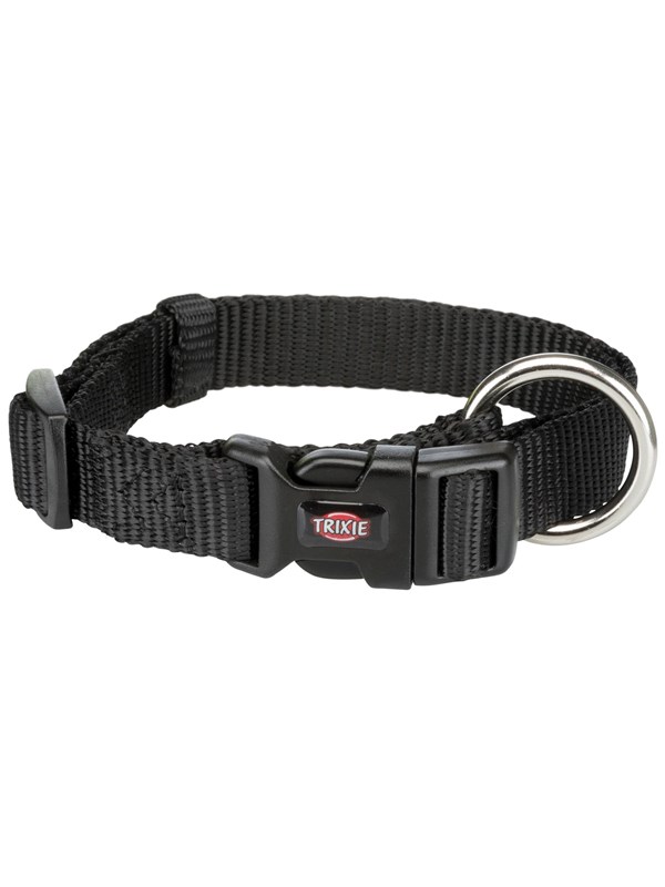 Trixie Premium collar S-M: 30-45 cm/15 mm black