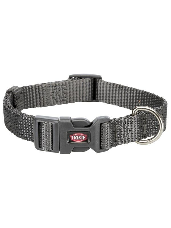 Trixie Premium collar XS-S: 22-35 cm/10 mm graphite