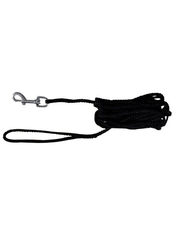 Trixie Tracking lead round S-M: 10 m/ø 5 mm black