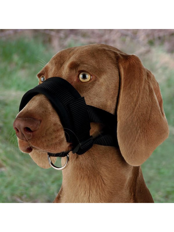 Trixie Muzzle loop nylon M-L black