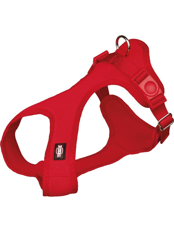 Trixie Comfort Soft touring harness XS-S: 30-45 cm/15 mm red