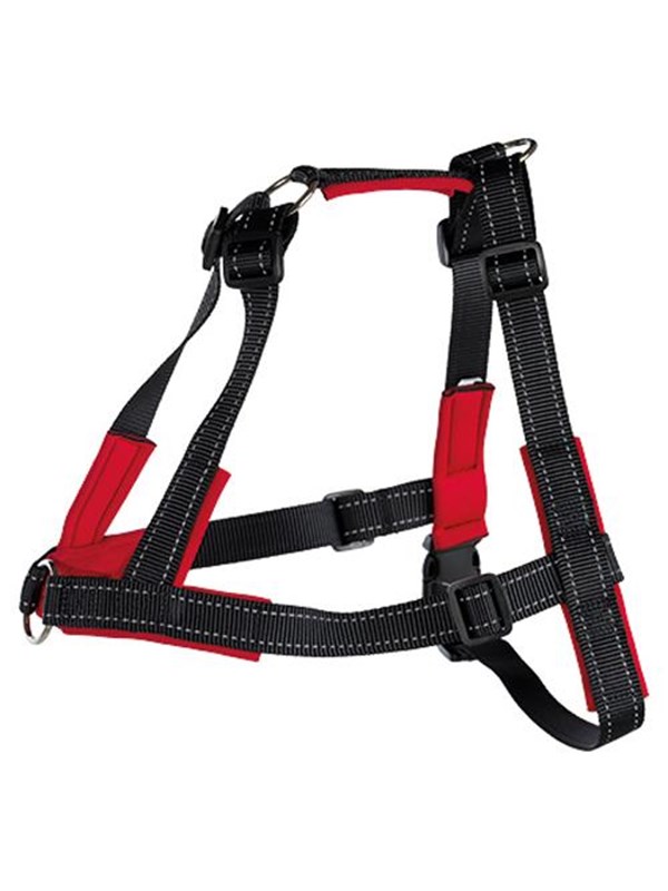 Trixie Lead'n'Walk Soft training harness S-M: 45-70 cm/25 mm black
