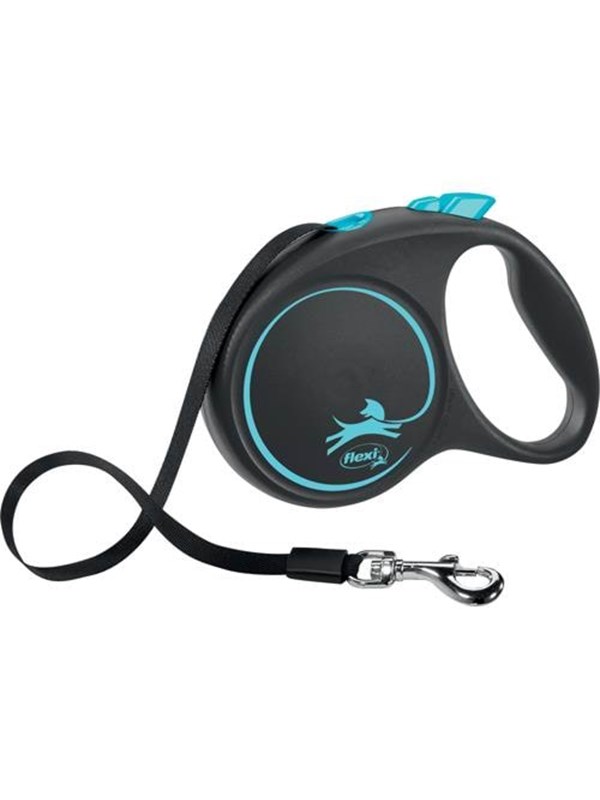 flexi Black Design L bånd 5 m, 50 kg, blå