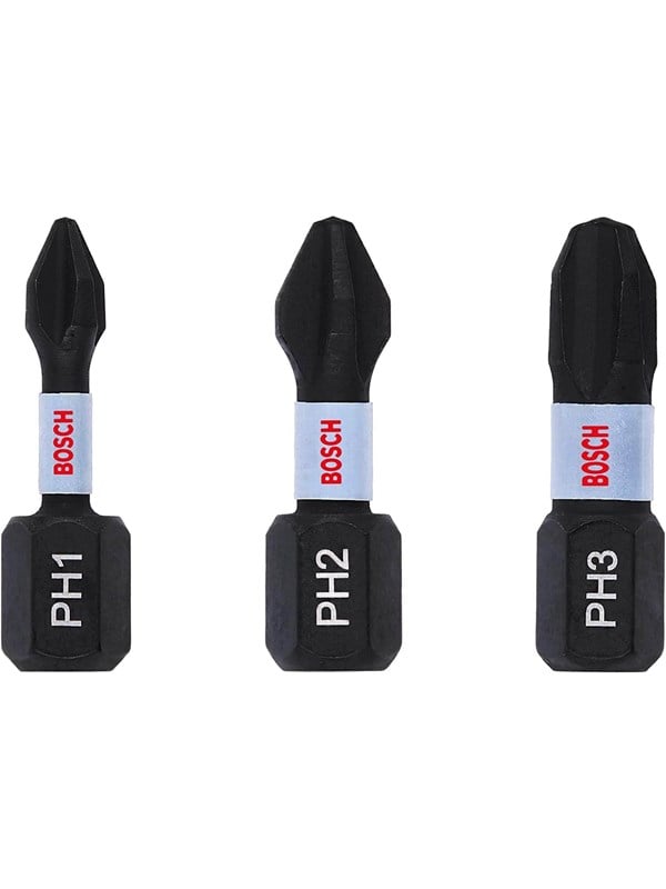 Bosch Impact Control Screwdriver Bits PH Set 25 mm