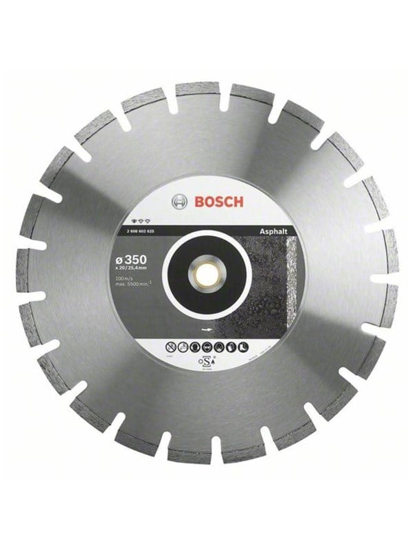 Bosch Diamantskive 300x25,4mm Prof Asphalt - 2608602624