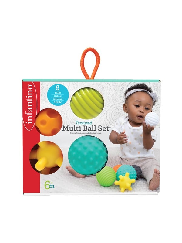 B-Kids Infantino Bolde, 6 stk m/forskellige mønstre