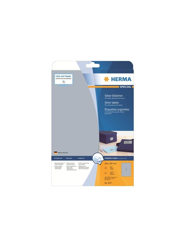 HERMA Special Filmmærkater A4 (210 x 297 mm) 25etikette(r)