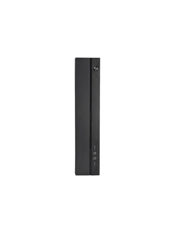 Chieftec Compact Series IX-06B-OP - SFF - micro ATX - ingen strømforsyning (ITX) - sort - USB/Lyd