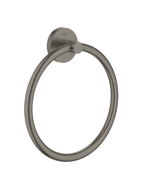 GROHE Essentials håndklædering - Børstet Hard Graphite