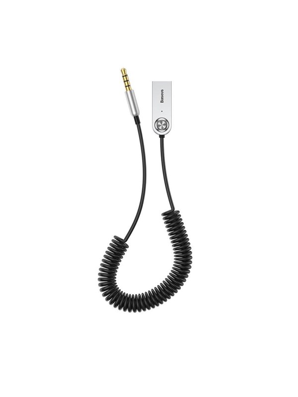 Baseus BA01 Bluetooth 5.0 audio receiver cable AUX jack audio adapter black (CABA01-01) billede