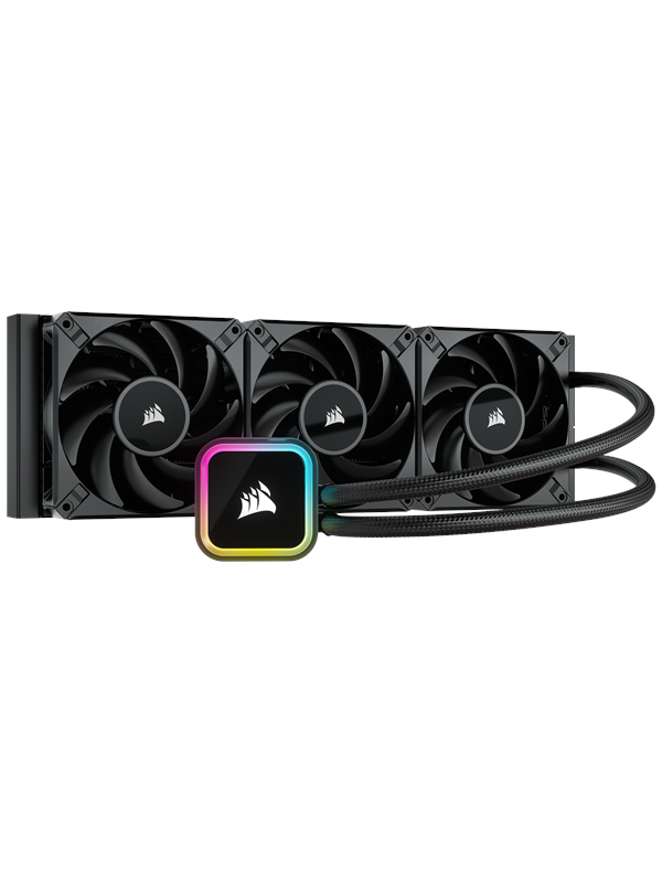 Corsair iCUE H150i RGB ELITE - Black - CPU Vandkøling - Max 31 dBA billede