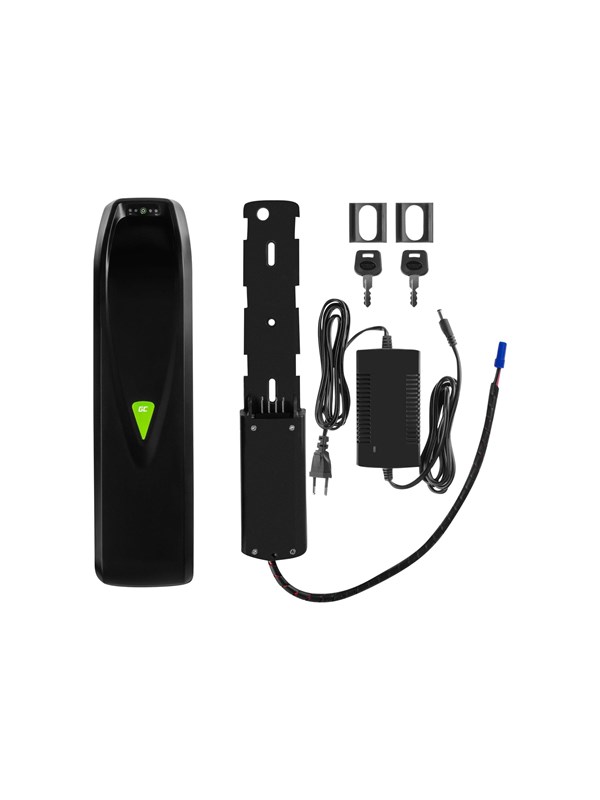Green Cell PowerMove - Batteri - 36 V, nedrør + AC-strømadapter - Li-Ion - 14.5 Ah - 522 Wh (EC5)