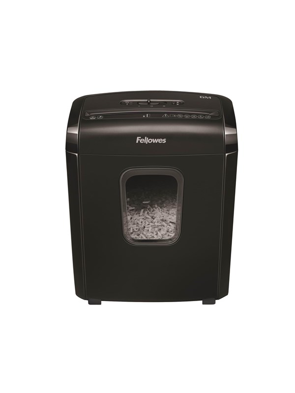 Fellowes Powershred 6M - Finskæremaskine - miniskæring - 4 x 12 mm - P-4