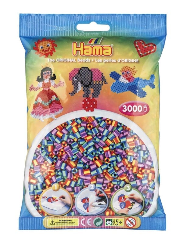 Hama Beads mix - Zebra 3000 pcs