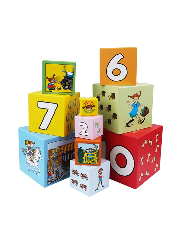 Pippi Langstrømpe - Stableklodser - - Andet Bog - Barbo Toys - 2020 - Dansk - Booktok.dk