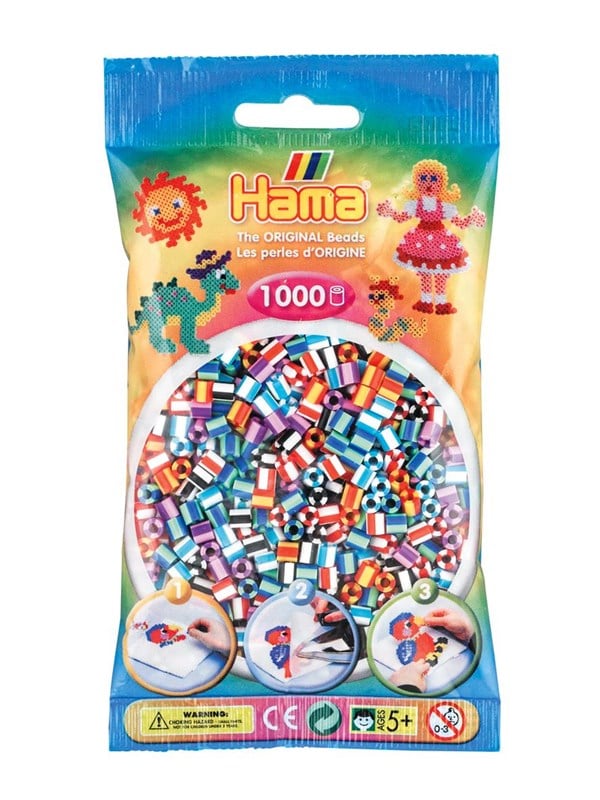 Hama Ironing bead set - Zebra 1000 pcs