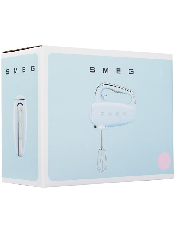 Smeg 50''s Style Håndmikser HMF01PKEU Lyserød, Håndmixer, Lyserød, Mikse, 1,5 m, Knapper, Aluminium