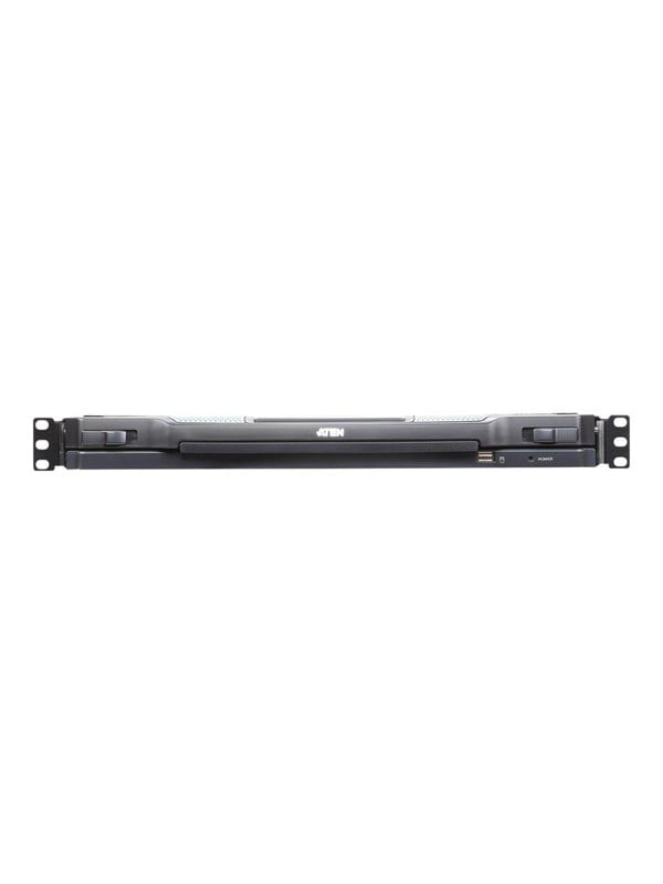 ATEN Slideaway CL5708IM - KVM-konsol med KVM switch - 8 porte - PS/2, USB - US - engelsk (QWERTY) - 17 - rackversion - 1280 x 1024 @ 75 Hz - 250 cd/m2 - 1000:1 - 5 ms - VGA - 1U