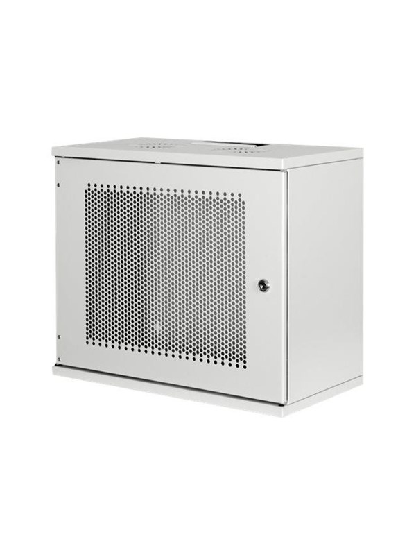 DIGITUS DN-19-09U-S-PD vægmonteret SOHO rackskab 9U - 54 × 40 cm, grå