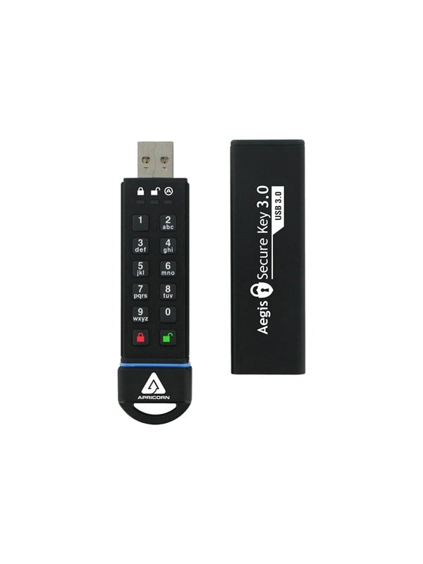 Apricorn Aegis Secure Key 3.0 - 30GB - USB Stick billede
