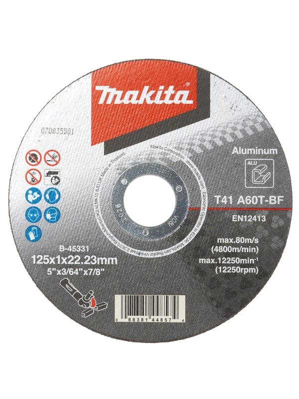 Makita Skæreskive 125x1,0x22mm Alu - B-45331