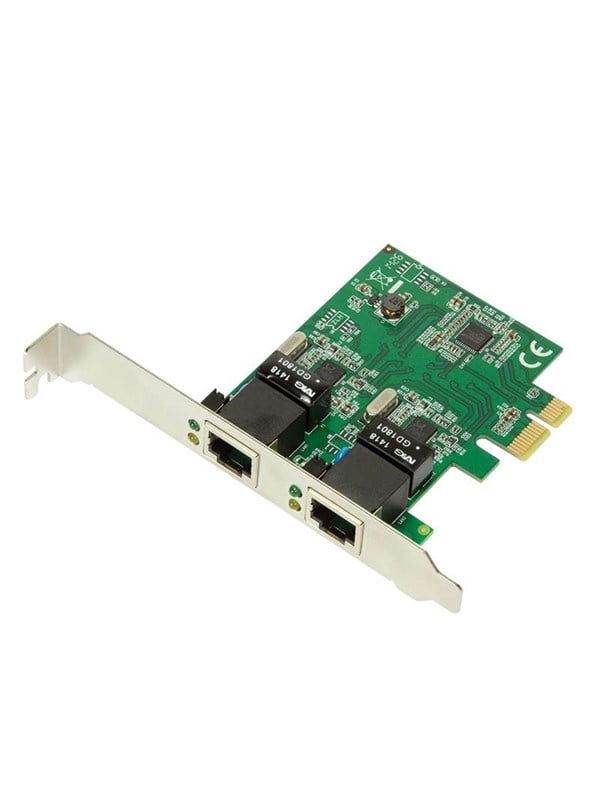 LogiLink PC0075, Intern, Ledningsført, PCI Express, Ethernet, 1000 Mbit/s, Grøn