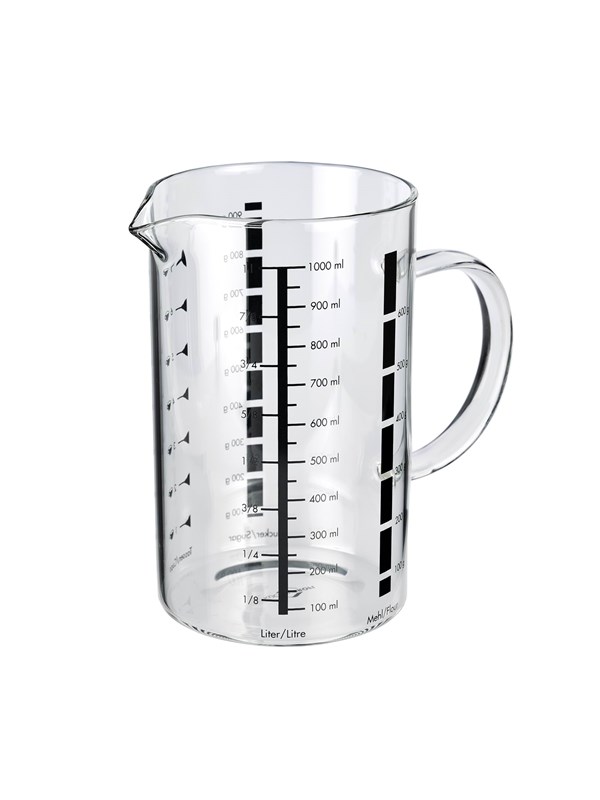 KÜCHENPROF Målebæger 1L glas